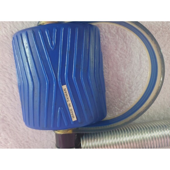 The Original Tummy Trimmer Blue Vintage Spring Abdominal Metal Exerciser w/ Box - Picture 5 of 12